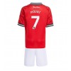 Manchester United Mason Mount #7 Hjemmedraktsett Barn 2025-26 Kortermet (+ korte bukser)
